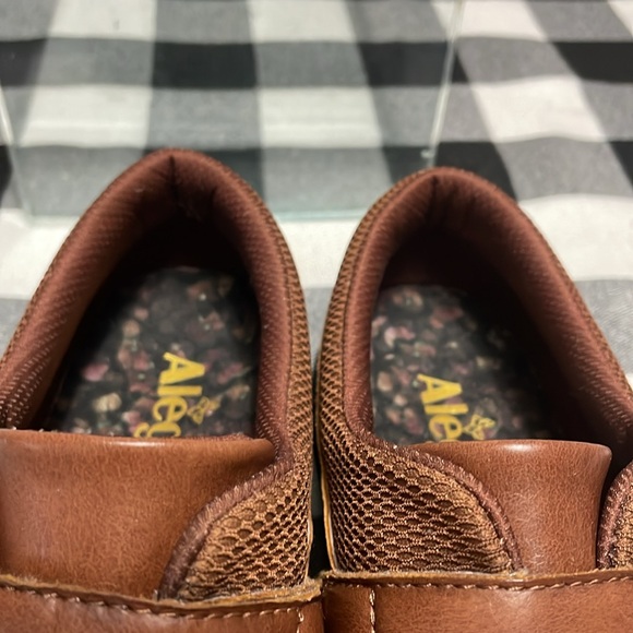LIKE NEW! Alegria Danni Saddle Brown Vegan Leather Shoes 39/US 9 Slip Resistant - Picture 12 of 14